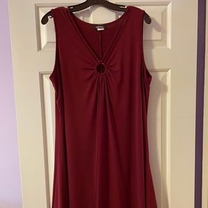 Maroon dress
